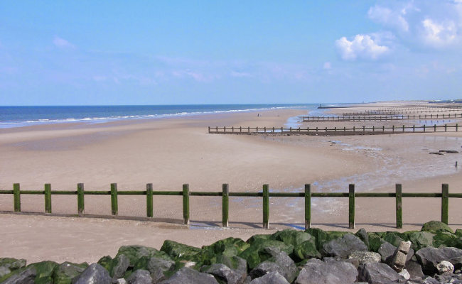 can you take dogs on rhyl beach